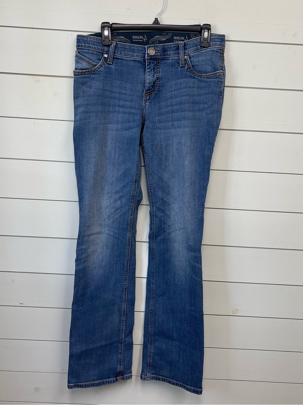 Wrangler Shiloh no gap waist jeans women’s size 9/10X36‎